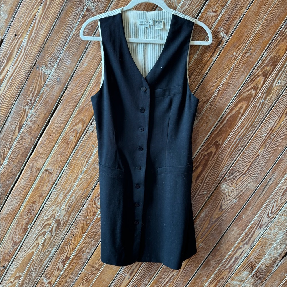 Vintage Vest Sleeveless Dress